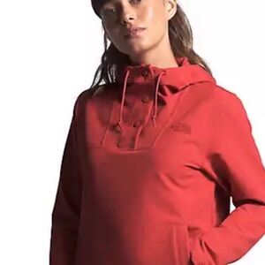 The North Face Red Boxy Long Sleeve Jacket